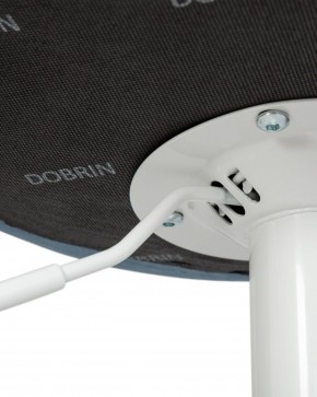 Стул барный DOBRIN TAILOR WHITE, пудрово-голубой велюр (MJ9-74) в Нягани - nyagan.ok-mebel.com | фото 7