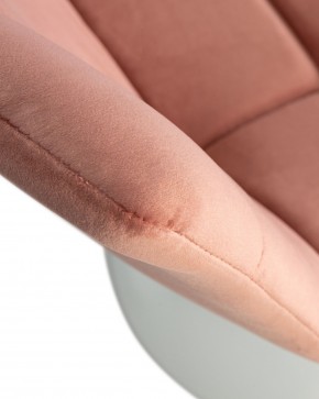 Стул барный DOBRIN TAILOR WHITE, пудрово-розовый велюр (MJ9-32) в Нягани - nyagan.ok-mebel.com | фото 7
