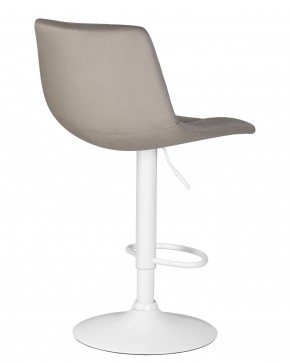 Стул барный DOBRIN TAILOR WHITE, серый велюр (MJ9-75) в Нягани - nyagan.ok-mebel.com | фото 4