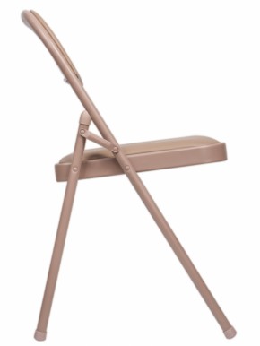 Стул BRABIX "Golf Plus CF-003 Комфорт" (бежевый каркас, кожзам бежевый) 531567 в Нягани - nyagan.ok-mebel.com | фото 3