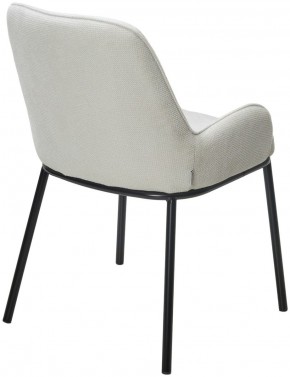 Стул BRIO CATO-01 Белый, фактурная ткань / черный каркас, ®DISAUR в Нягани - nyagan.ok-mebel.com | фото 5