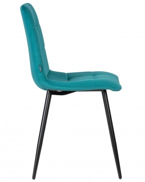 Стул обеденный DOBRIN CHILLY, Морской волны Holland 56, основание черное в Нягани - nyagan.ok-mebel.com | фото 3