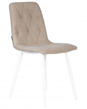 Стул обеденный DOBRIN CHILLY ROMBO, Капучино Simple 05, основание белый в Нягани - nyagan.ok-mebel.com | фото 2