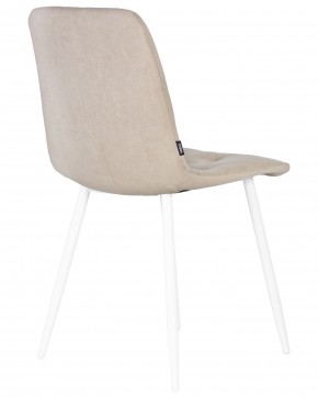 Стул обеденный DOBRIN CHILLY ROMBO, Капучино Simple 05, основание белый в Нягани - nyagan.ok-mebel.com | фото 4