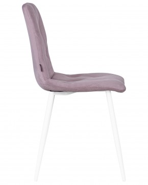 Стул обеденный DOBRIN CHILLY ROMBO, Лавандовый Simple 48, основание белый в Нягани - nyagan.ok-mebel.com | фото 3