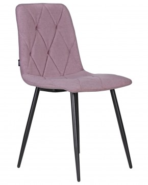 Стул обеденный DOBRIN CHILLY ROMBO, Лавандовый Simple 48, основание черное в Нягани - nyagan.ok-mebel.com | фото 2