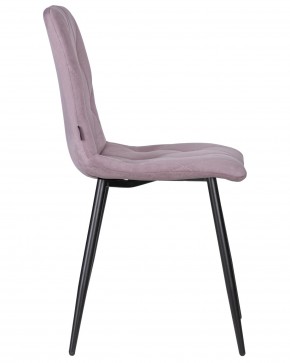 Стул обеденный DOBRIN CHILLY ROMBO, Лавандовый Simple 48, основание черное в Нягани - nyagan.ok-mebel.com | фото 3