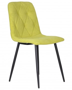 Стул обеденный DOBRIN CHILLY ROMBO, Лайм Simple 14, основание черное в Нягани - nyagan.ok-mebel.com | фото 2