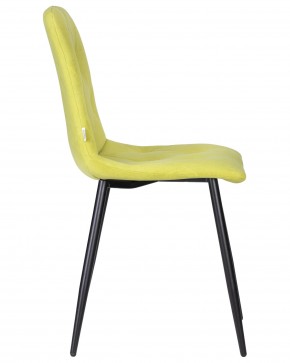 Стул обеденный DOBRIN CHILLY ROMBO, Лайм Simple 14, основание черное в Нягани - nyagan.ok-mebel.com | фото 3