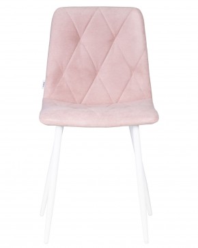Стул обеденный DOBRIN CHILLY ROMBO, Розовый Simple 03, основание белый в Нягани - nyagan.ok-mebel.com | фото 6