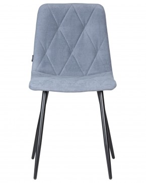 Стул обеденный DOBRIN CHILLY ROMBO, Серо-голубой Simple 26, основание черное в Нягани - nyagan.ok-mebel.com | фото 6