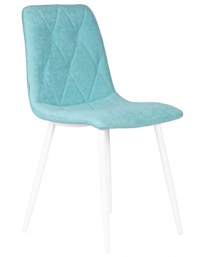 Стул обеденный DOBRIN CHILLY ROMBO, Тиффани Simple 51, основание белый в Нягани - nyagan.ok-mebel.com | фото 2