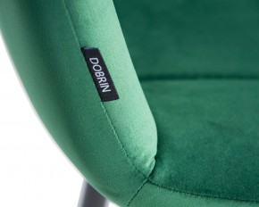 Стул обеденный DOBRIN CHILLY, Темно-зеленый Holland 30, основание черное в Нягани - nyagan.ok-mebel.com | фото 10