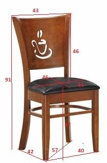 Стул обеденный DOBRIN JERRY, шоколад, чёрный в Нягани - nyagan.ok-mebel.com | фото 11