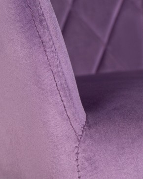 Стул обеденный DOBRIN ROBERT, черные матовые ножки, велюр V108-45 Темно-фиолетовый в Нягани - nyagan.ok-mebel.com | фото 7
