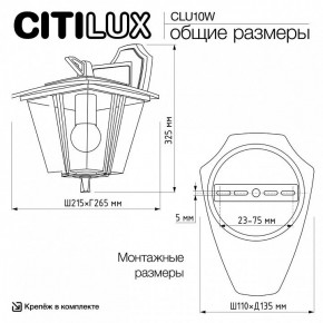 Светильник на штанге Citilux FORTS CLU10W в Нягани - nyagan.ok-mebel.com | фото 9