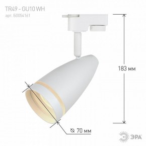 Светильник на штанге Эра  TR49 - GU10 WH в Нягани - nyagan.ok-mebel.com | фото 4