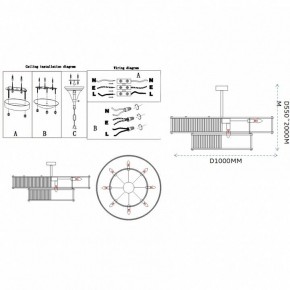 Светильник на штанге Imperiumloft RH Marais Round Chandelier 40,2668 в Нягани - nyagan.ok-mebel.com | фото 11