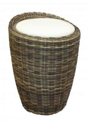 Табурет с местом для хранения LM-1100Rattan, кремовый в Нягани - nyagan.ok-mebel.com | фото