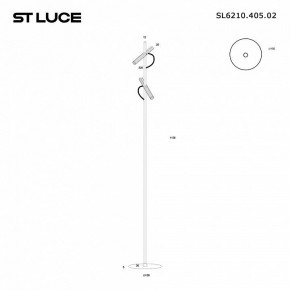 Торшер ST-Luce LILT SL6210.405.02 в Нягани - nyagan.ok-mebel.com | фото 2
