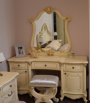 Туалетный стол + Зеркало Мона Лиза (крем) в Нягани - nyagan.ok-mebel.com | фото 6