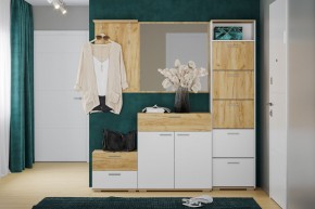 Тумба НМ 013.77 "Санти" (Белый/Крафт Золотой) в Нягани - nyagan.ok-mebel.com | фото 3