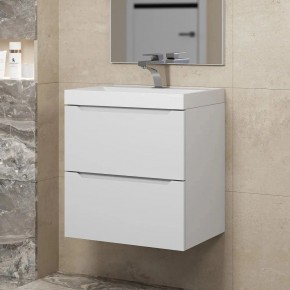 Тумба под раковину Uperwood Tanos 50 см, подвесная, белая матовая в Нягани - nyagan.ok-mebel.com | фото