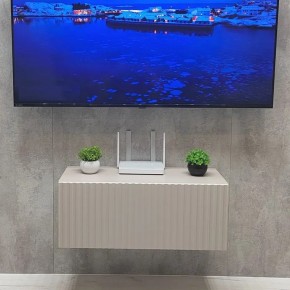Тумба подвесная под ТВ LINES MTV1-MA 750 Бежевый (Леда-М 10.1.5) в Нягани - nyagan.ok-mebel.com | фото 5