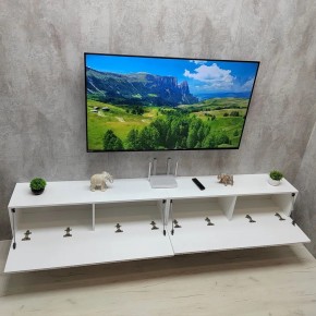 Тумба подвесная под ТВ LINES MTV4-MA 1150 Белый матовый (Белый-M 10.1.2) в Нягани - nyagan.ok-mebel.com | фото 11