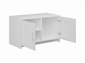 Тумба СИРИУС двухдверная низкая, цвет белый в Нягани - nyagan.ok-mebel.com | фото 2