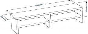 ТВ-тумба Энкель ТВ16, тамбурат, цвет дуб беленый в Нягани - nyagan.ok-mebel.com | фото 3