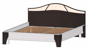 ВЕРОНА Кровать 1600 с основанием (Венге/Анкор светлый) в Нягани - nyagan.ok-mebel.com | фото