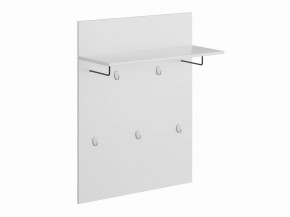 Вешалка СИРИУС настенная с полкой, цвет белый в Нягани - nyagan.ok-mebel.com | фото 2