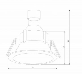 Встраиваемый светильник Elektrostandard Side 25059/01 в Нягани - nyagan.ok-mebel.com | фото 6
