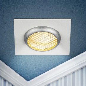 Встраиваемый светильник Эра  KL110 WH/SL в Нягани - nyagan.ok-mebel.com | фото 5