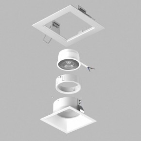 Встраиваемый светильник Lightstar Domino D51606WMOD в Нягани - nyagan.ok-mebel.com | фото 2