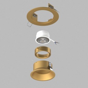 Встраиваемый светильник Lightstar Domino D61303GMOD в Нягани - nyagan.ok-mebel.com | фото 3