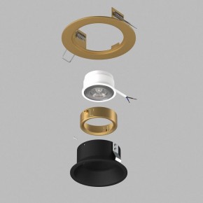Встраиваемый светильник Lightstar Domino D61307GMOD в Нягани - nyagan.ok-mebel.com | фото 3