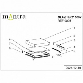 Встраиваемый светильник Mantra Blue Sky 9095 в Нягани - nyagan.ok-mebel.com | фото 5
