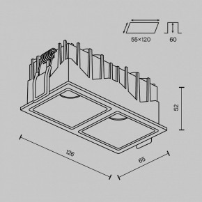 Встраиваемый светильник Maytoni Alfa LED DL043-02-10W3K-SQ-W-1 в Нягани - nyagan.ok-mebel.com | фото 10