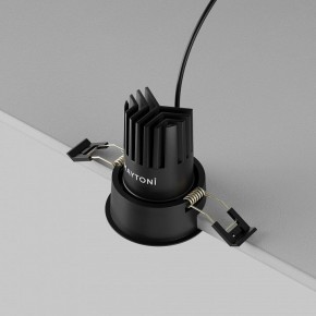 Встраиваемый светильник Maytoni Dip DL115-10W-2.7K-B в Нягани - nyagan.ok-mebel.com | фото 6