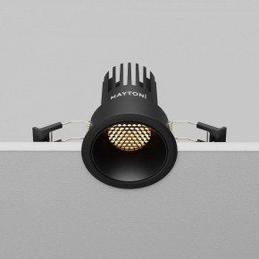 Встраиваемый светильник Maytoni Dip DL115-10W-2.7K-B в Нягани - nyagan.ok-mebel.com | фото 7