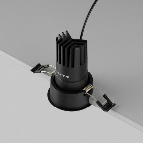 Встраиваемый светильник Maytoni Dip DL116-10W-2.7K-B в Нягани - nyagan.ok-mebel.com | фото 6