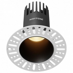 Встраиваемый светильник Maytoni Dip DL120-10W-2.7K-TRS-B в Нягани - nyagan.ok-mebel.com | фото