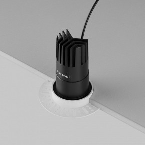 Встраиваемый светильник Maytoni Dip DL120-10W-2.7K-TRS-B в Нягани - nyagan.ok-mebel.com | фото 6