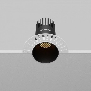 Встраиваемый светильник Maytoni Dip DL120-10W-2.7K-TRS-B в Нягани - nyagan.ok-mebel.com | фото 7