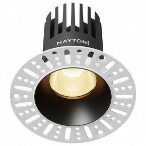 Встраиваемый светильник Maytoni Dip DL121-15W-2.7K-TRS-B в Нягани - nyagan.ok-mebel.com | фото