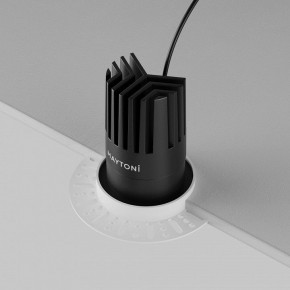Встраиваемый светильник Maytoni Dip DL121-15W-2.7K-TRS-B в Нягани - nyagan.ok-mebel.com | фото 6