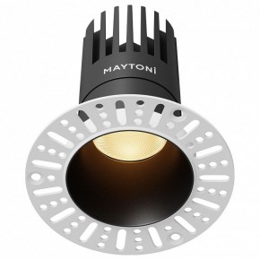 Встраиваемый светильник Maytoni Dip DL122-15W-2.7K-TRS-B в Нягани - nyagan.ok-mebel.com | фото