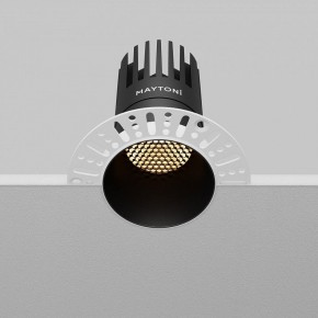 Встраиваемый светильник Maytoni Dip DL122-15W-2.7K-TRS-B в Нягани - nyagan.ok-mebel.com | фото 7
